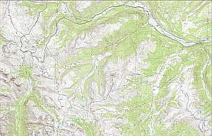 Weminuche Area Map at 1:24,000 scale.